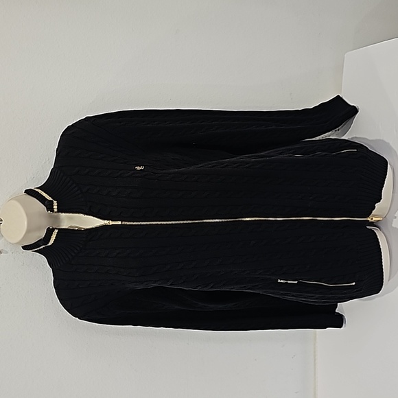 Ralph Lauren Striped Zip-up Jacket w/ Logo Hardware (Size: L) - Picture 7 of 13